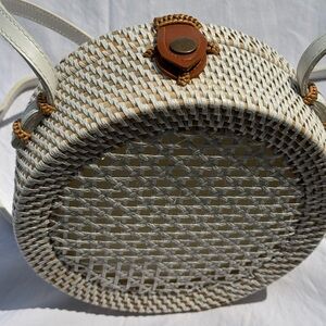 Anthropologie Wicker Purse